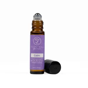 Calm Roll-On Blend with a bright aroma from essential oils