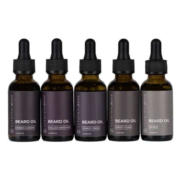 Scentral Zone's lineup of men's beard oils