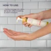 how to use replenishing body oil: gently massage into clean damp skin after showering to lock in moisture